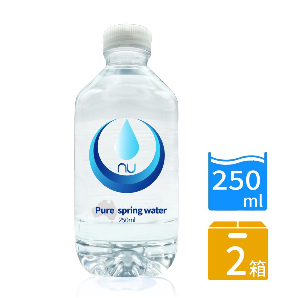 【Nu-Pure】澳洲泉水*2箱 （250mlx40瓶x2箱）